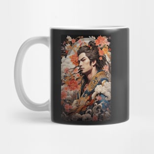 Night of Blossoms Japanese Vintage Kabuki-style Art Mug